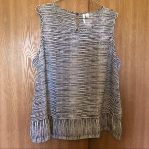 NWOT Elle Striped Tank